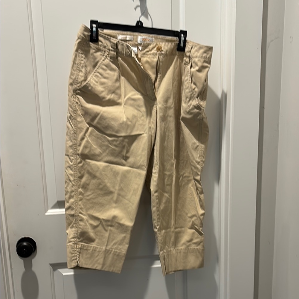 Talbots Tan Capris